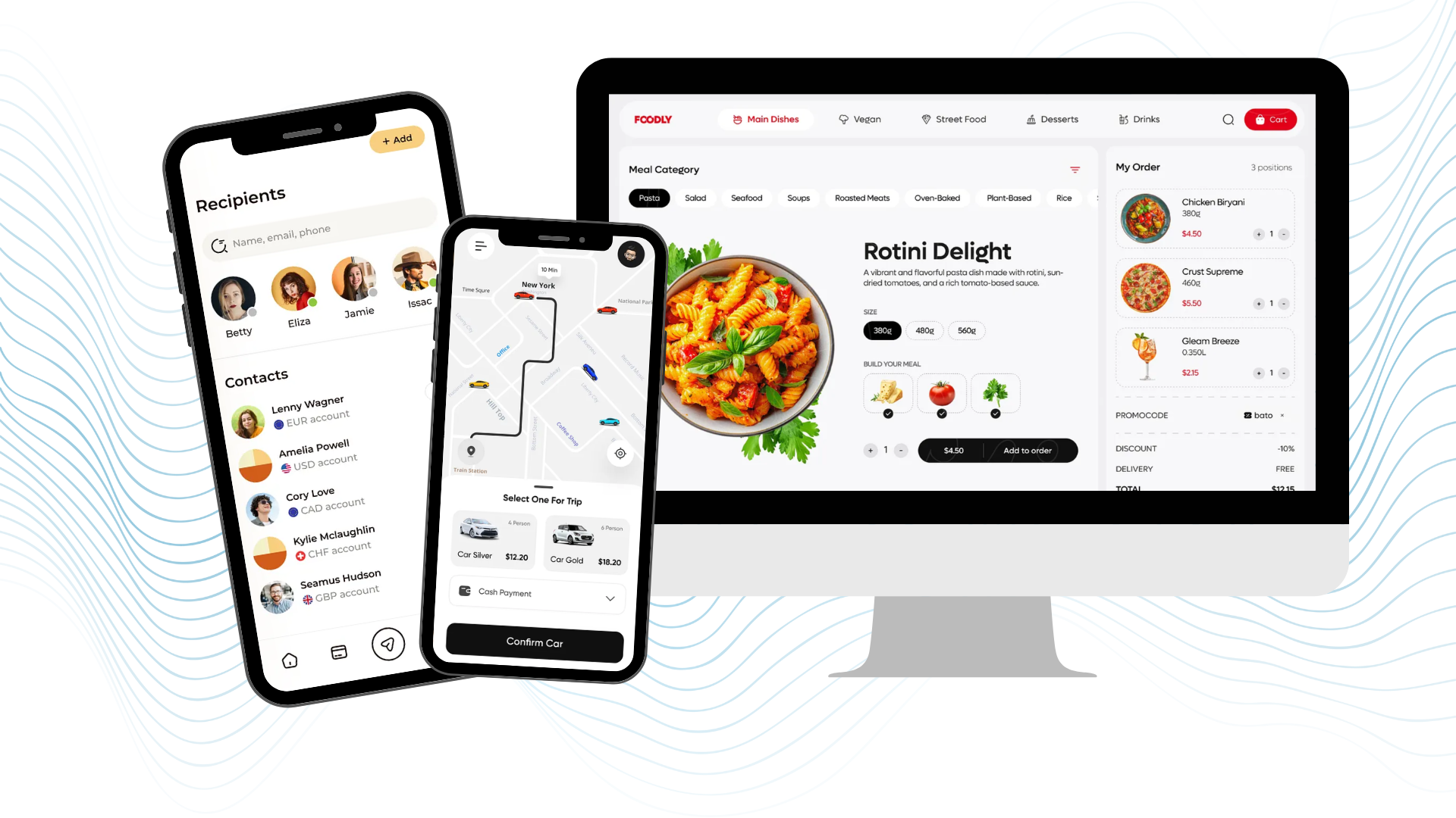 Secure mobile and tablet apps — FinTech dashboards, analytics, and biometric security